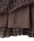 シアーチェックオフショルワンピース26SS