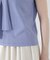 ＜中川紅葉さん着用＞Vネックタイ付きニット