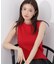＜中川紅葉さん着用＞部分シアーノースリーニット