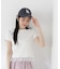 〈a／mie〉レースヘムTシャツ