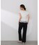 〈a／mie〉セミフレアーパンツ26SS