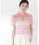 〈a／mie〉ソフトシアーポロ衿ニットトップス26SS