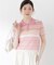 〈a／mie〉ソフトシアーポロ衿ニットトップス26SS