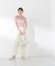 〈a／mie〉ソフトシアーポロ衿ニットトップス26SS