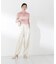 〈a／mie〉ソフトシアーポロ衿ニットトップス26SS