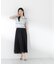〈a／mie〉ソフトシアーポロ衿ニットトップス26SS
