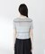 〈a／mie〉ソフトシアーポロ衿ニットトップス26SS