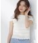 ＜中川紅葉さん着用＞透かし編みオフショルセットアップ