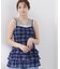 ＜青島心さんコラボ＞チェックチュニック