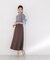 ＜中川紅葉さん着用＞フロントジップマーメードスカート