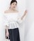 〈a／mie〉2wayオフショルフィッシュテールブラウス
