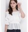 〈a／mie〉2wayオフショルフィッシュテールブラウス
