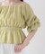 〈a／mie〉2wayオフショルフィッシュテールブラウス
