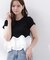 〈a／mie〉ホイップフリルTシャツ