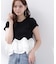 〈a／mie〉ホイップフリルTシャツ