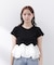 〈a／mie〉ホイップフリルTシャツ