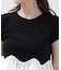 〈a／mie〉ホイップフリルTシャツ