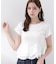 〈a／mie〉ホイップフリルTシャツ