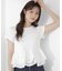 〈a／mie〉ホイップフリルTシャツ