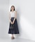 裾フリルニットトップス