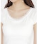 ＜a／mie＞カップ付きフレンチスリーブTシャツ