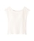 ＜a／mie＞カップ付きフレンチスリーブTシャツ