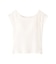＜a／mie＞カップ付きフレンチスリーブTシャツ