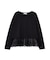 ＜a／mie＞レースヘム長袖Tシャツ