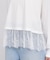 ＜a／mie＞レースヘム長袖Tシャツ