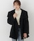 ＜a／mie＞ビッグカラーハーフコート 26AW