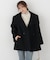 ＜a／mie＞ビッグカラーハーフコート 26AW