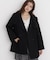 ＜a／mie＞ビッグカラーハーフコート 26AW