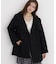 ＜a／mie＞ビッグカラーハーフコート 26AW