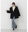 ＜a／mie＞ビッグカラーハーフコート 26AW