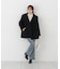 ＜a／mie＞ビッグカラーハーフコート 26AW