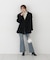 ＜a／mie＞ビッグカラーハーフコート 26AW