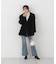 ＜a／mie＞ビッグカラーハーフコート 26AW