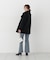 ＜a／mie＞ビッグカラーハーフコート 26AW