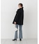 ＜a／mie＞ビッグカラーハーフコート 26AW