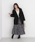 ＜a／mie＞ビッグカラーハーフコート 26AW