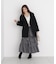 ＜a／mie＞ビッグカラーハーフコート 26AW