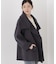 ＜a／mie＞ビッグカラーハーフコート 26AW