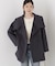 ＜a／mie＞ビッグカラーハーフコート 26AW