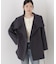 ＜a／mie＞ビッグカラーハーフコート 26AW