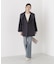 ＜a／mie＞ビッグカラーハーフコート 26AW
