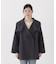 ＜a／mie＞ビッグカラーハーフコート 26AW