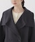 ＜a／mie＞ビッグカラーハーフコート 26AW