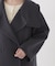 ＜a／mie＞ビッグカラーハーフコート 26AW