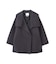 ＜a／mie＞ビッグカラーハーフコート 26AW