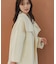 ＜a／mie＞ビッグカラーハーフコート 26AW